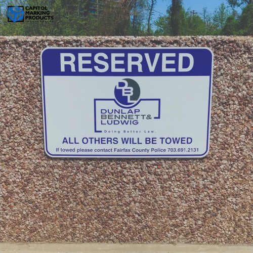 Aluminum Parking Signs #1046