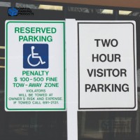 Aluminum Parking Signs #1046-3