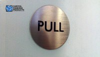 Etched Engraved Sign Plaques #1045 - 9